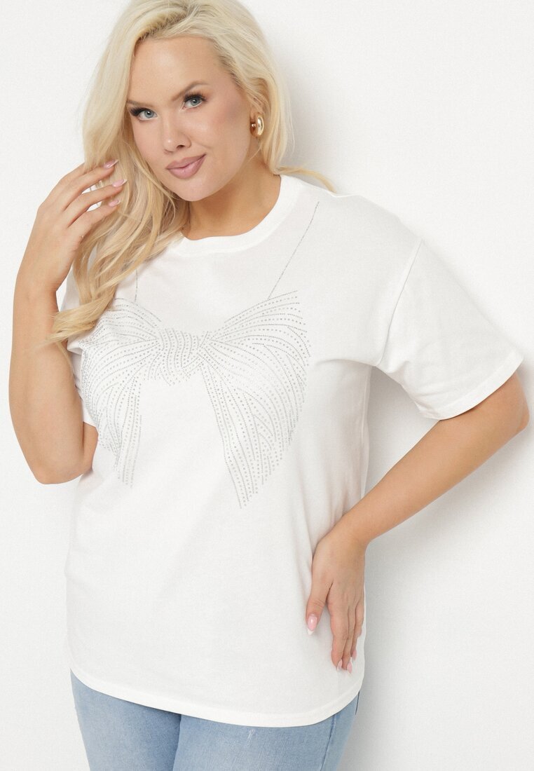 emt Tricou Alb cu model cu Zirconiu Olisellea
