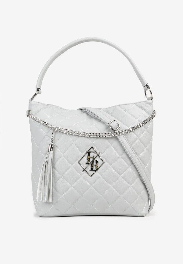 fashion&bags Geantă Albastră Matlasată Shopper cu curea Lanelea