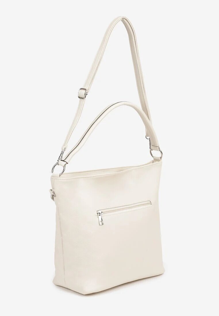 fashion&bags Geantă Bej Matlasată Shopper cu Curea Lanelea