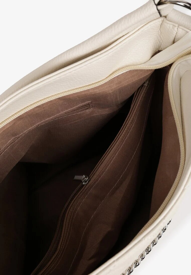 fashion&bags Geantă Bej Matlasată Shopper cu Curea Lanelea