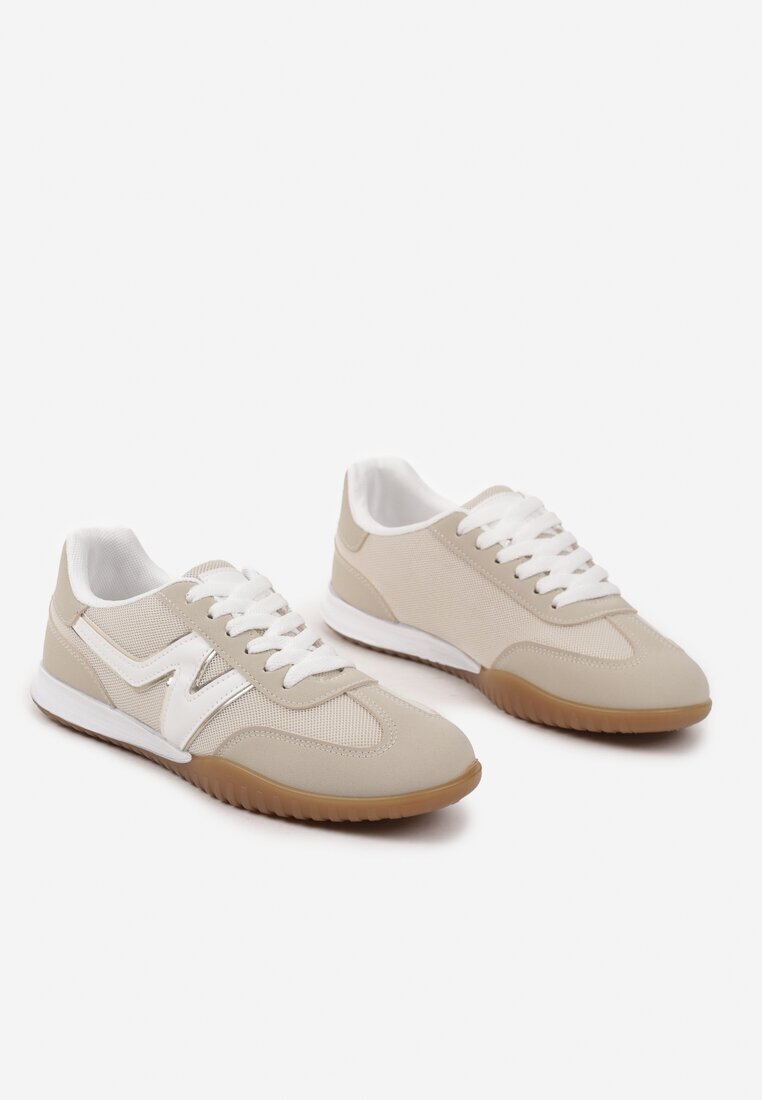 fiori&spinc Sneakers bej în Stilul Adidașilor Iconici Tultia