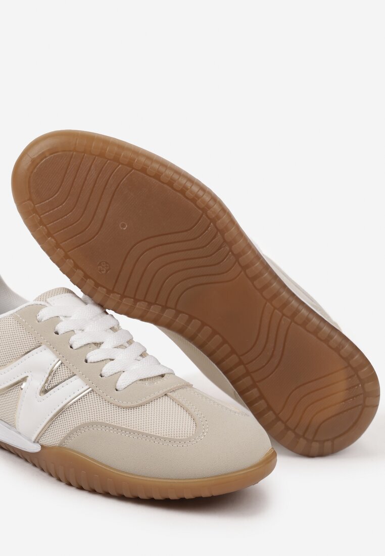 fiori&spinc Sneakers bej în Stilul Adidașilor Iconici Tultia