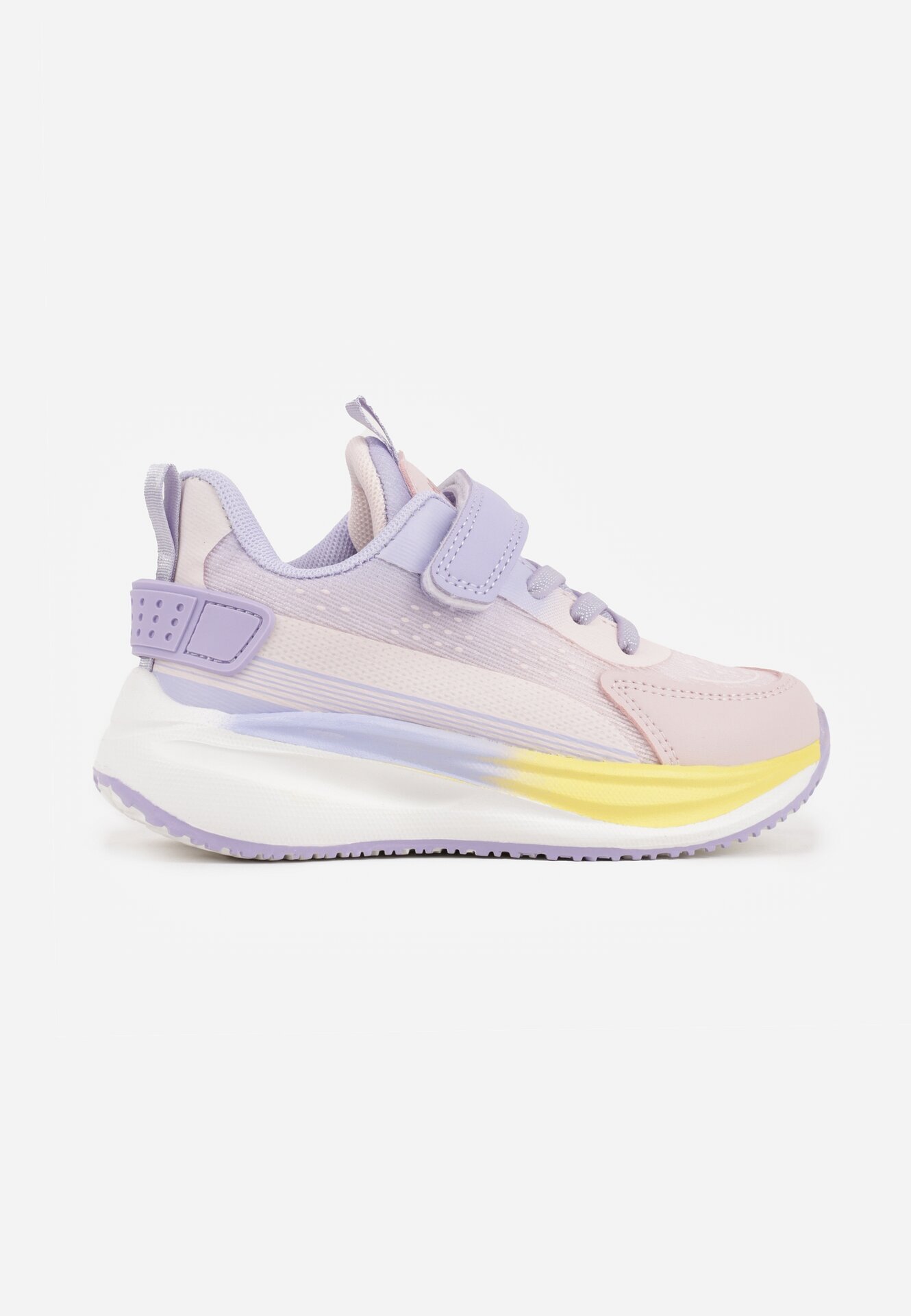 flip Pantofi Sport Violet-Roz cu Talpă Groasă cu Branț din Piele Zidala