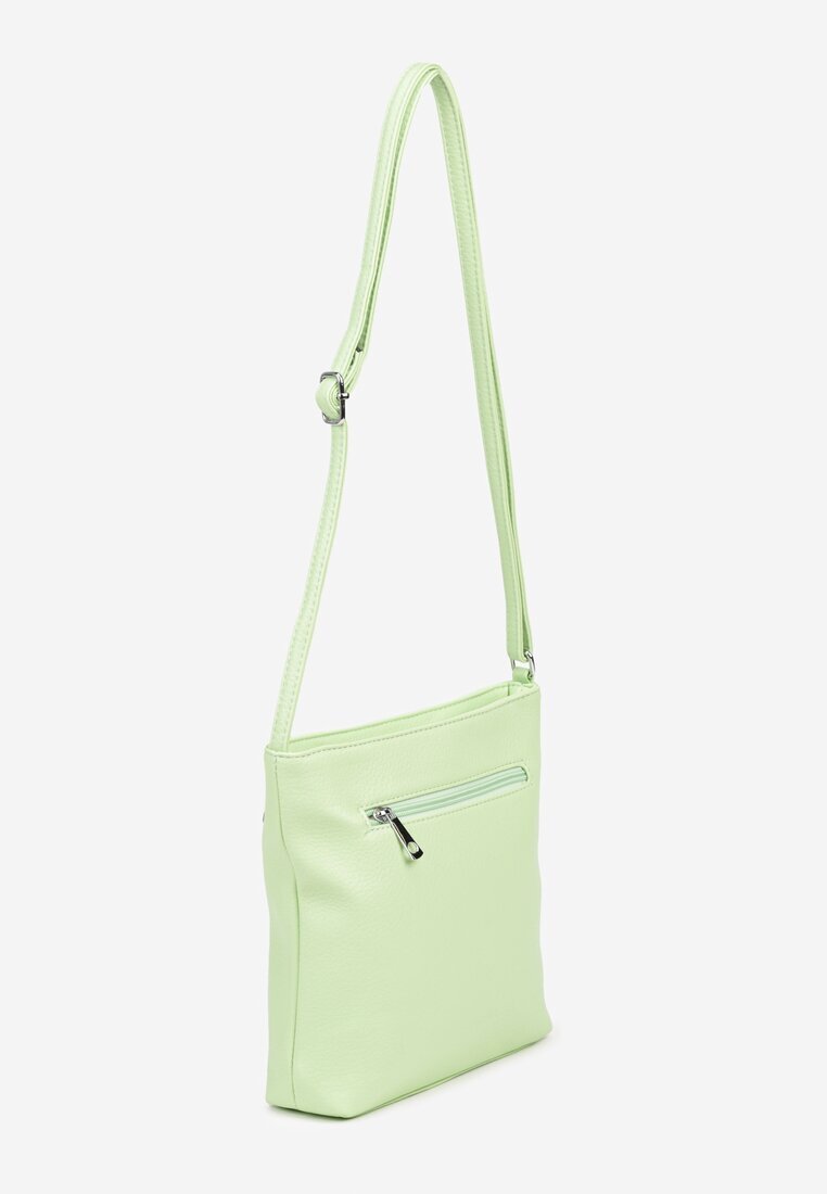 francis Geantă crossbody mică verde deschis cu Fermoar Suplimentar Dolista