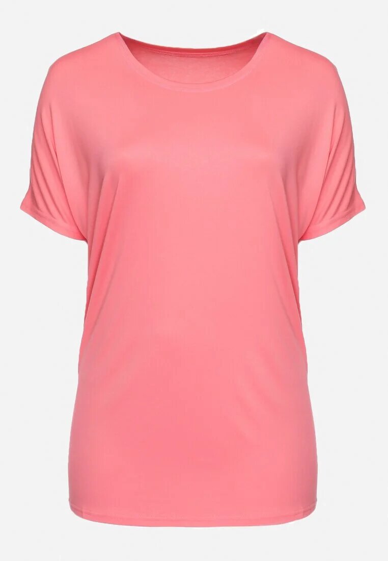 g-dz fashion Tricou Roz cu Mâneci tip Liliac Salilena