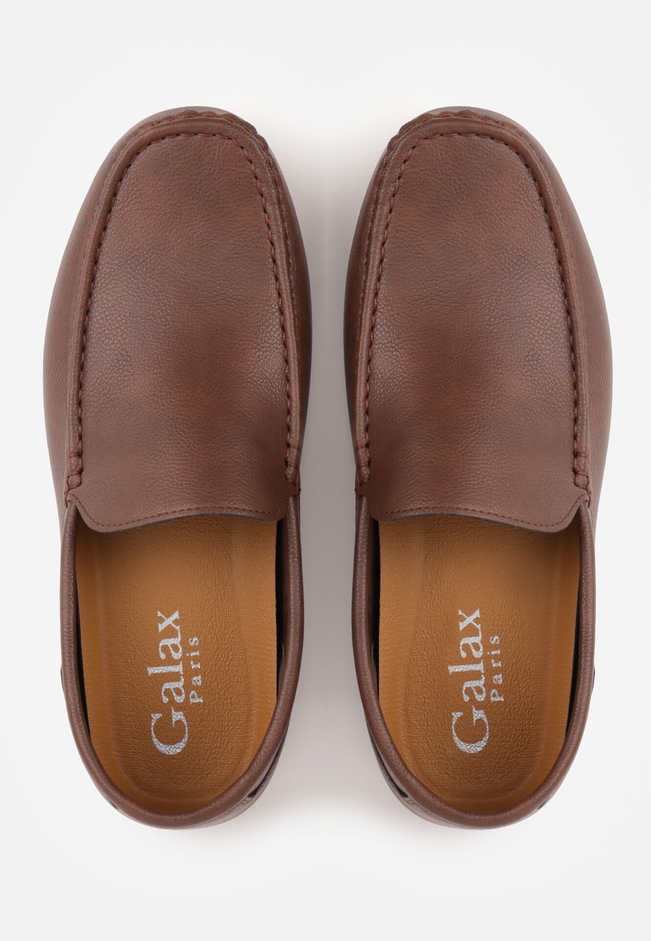 galax paris Mocasini cu cusături decorative Gildal Bodro