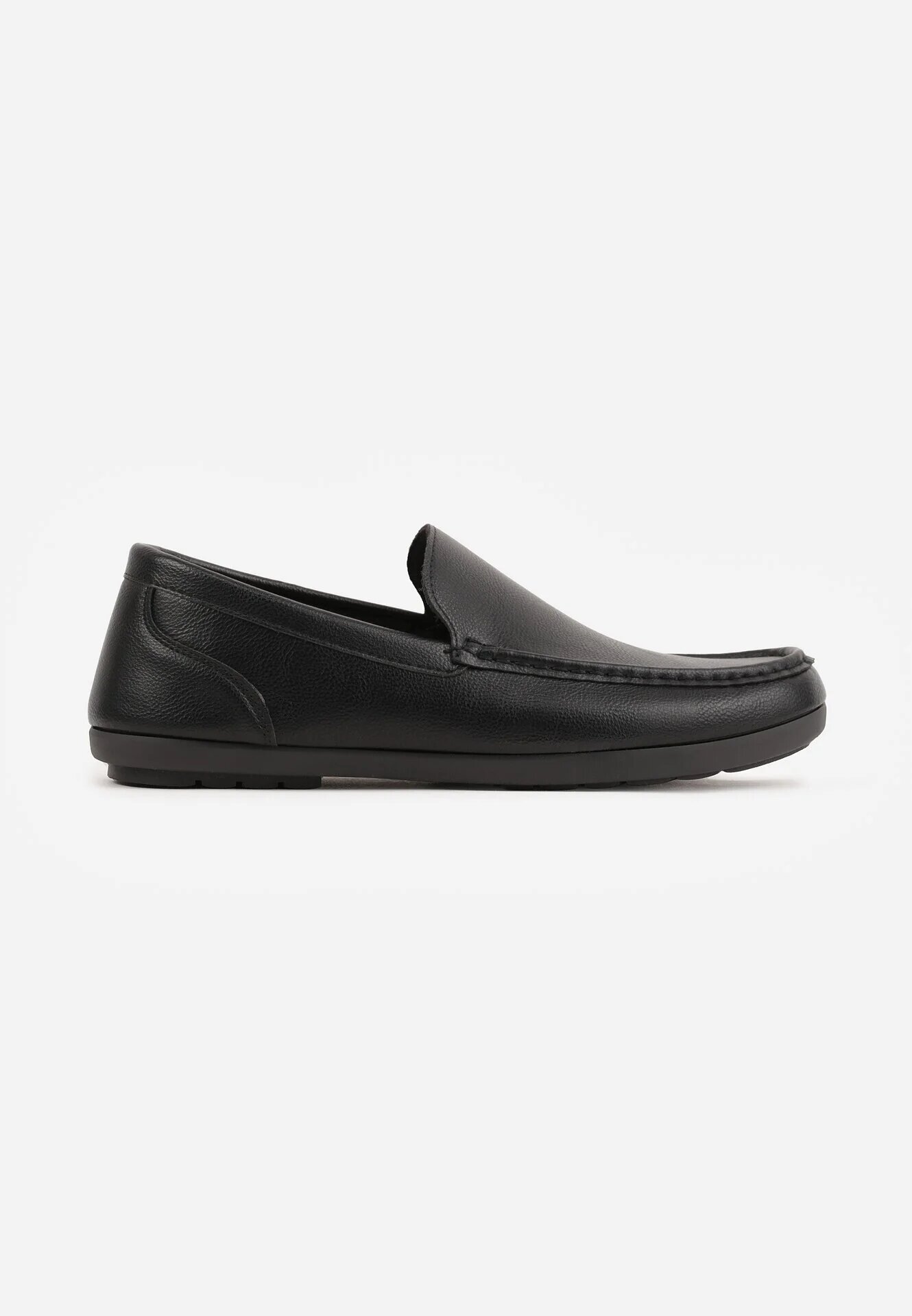 galax paris Mocasini cu cusături decorative Gildal Negri