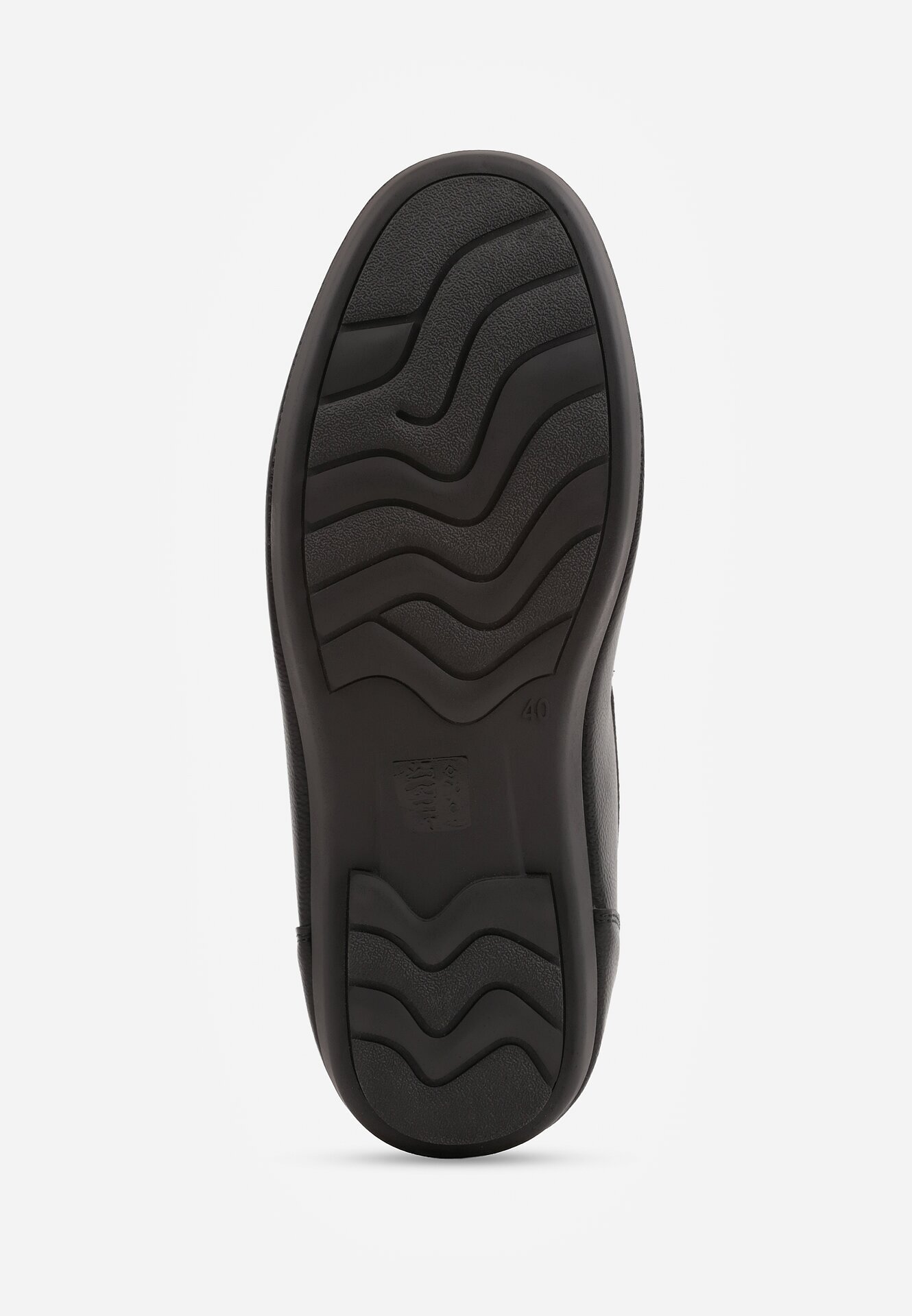 galax paris Mocasini cu cusături decorative Gildal Negri