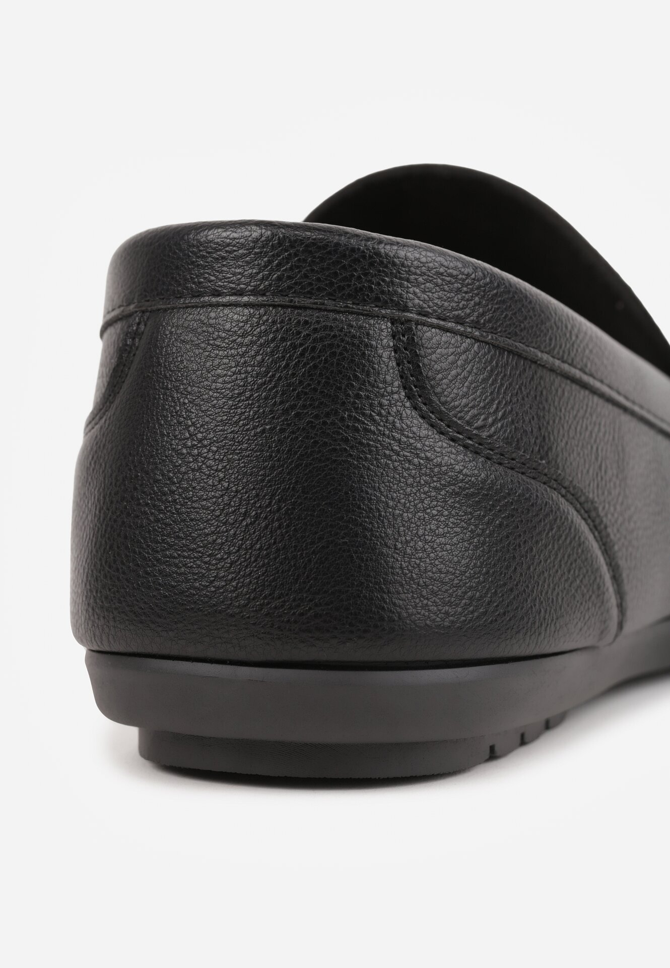 galax paris Mocasini cu cusături decorative Gildal Negri