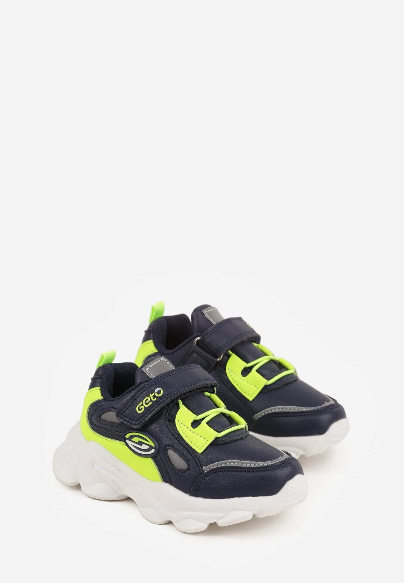 gelteo Adidași Albastru-Verde cu Inscripție și Motiv Geometric Fraile