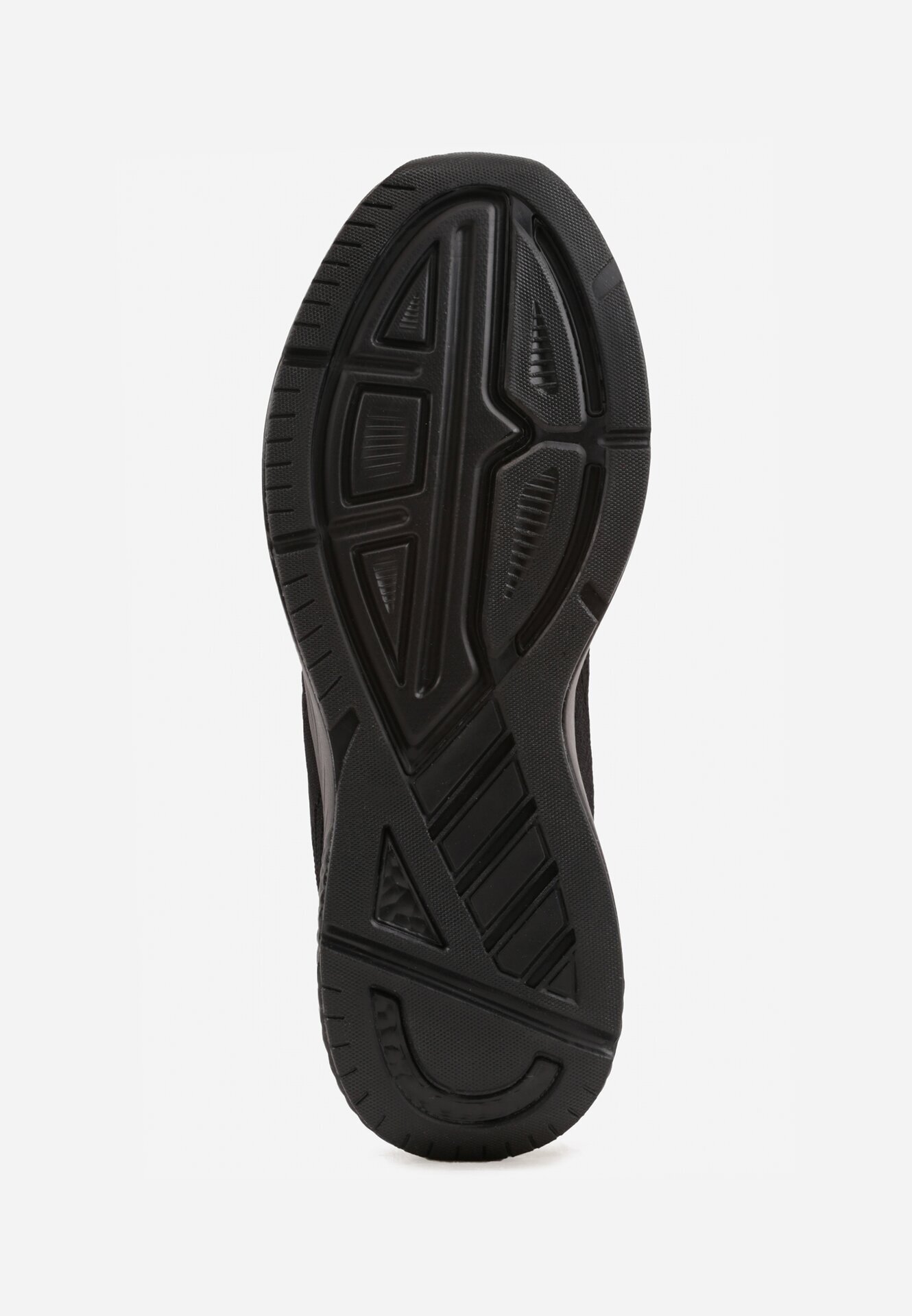 gelteo Încălțăminte Sport Negru-Roșu Sneakers cu Talpă Embosată cu Inscripția Hesehe