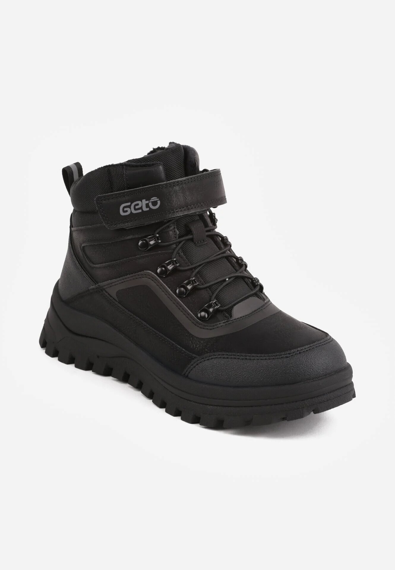 gelteo Jeans cu model geometric Triarita Negri