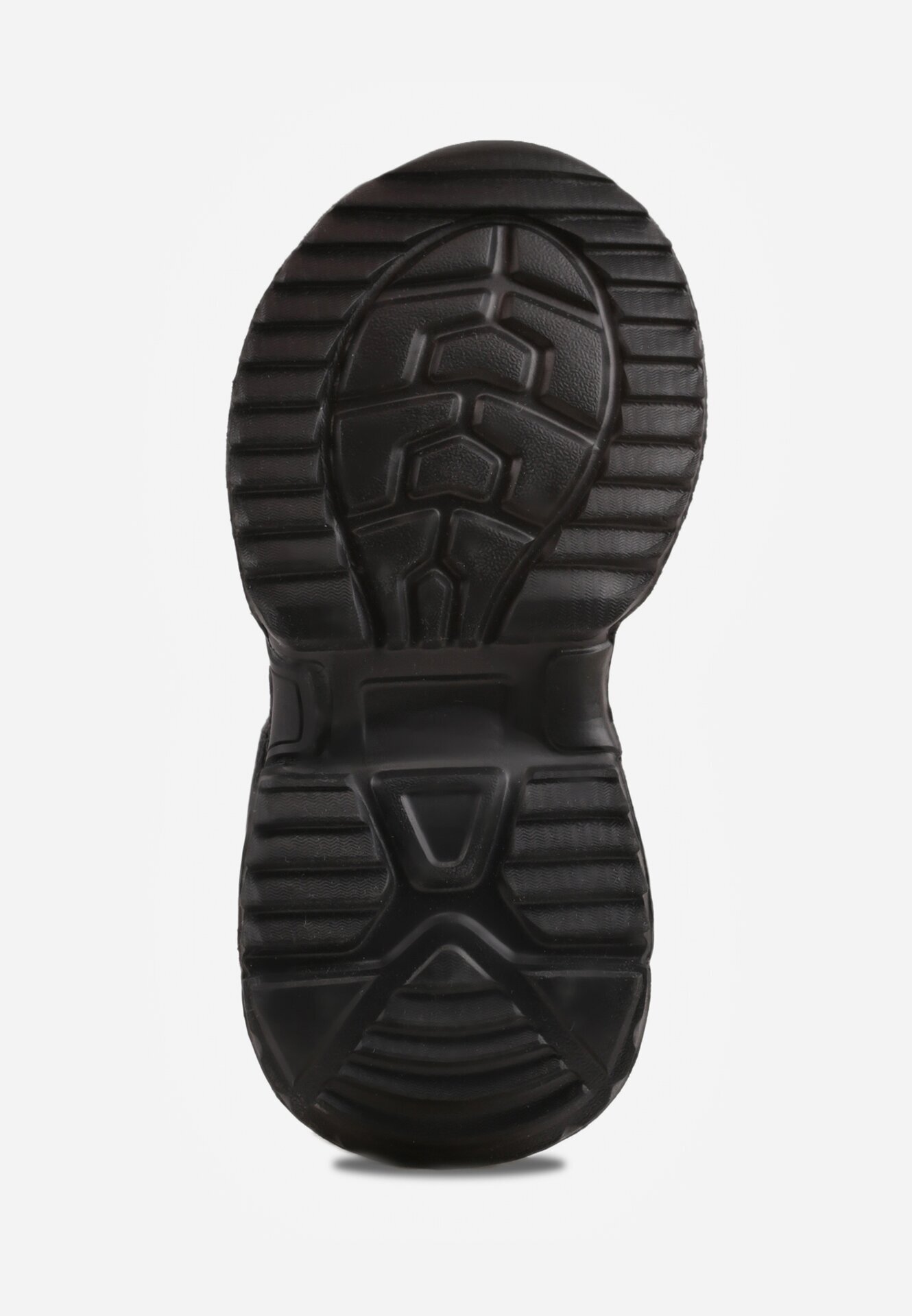 gelteo Pantofi Sport Negri Sneakers cu Brant din Piele și Model Geometic Dephiera