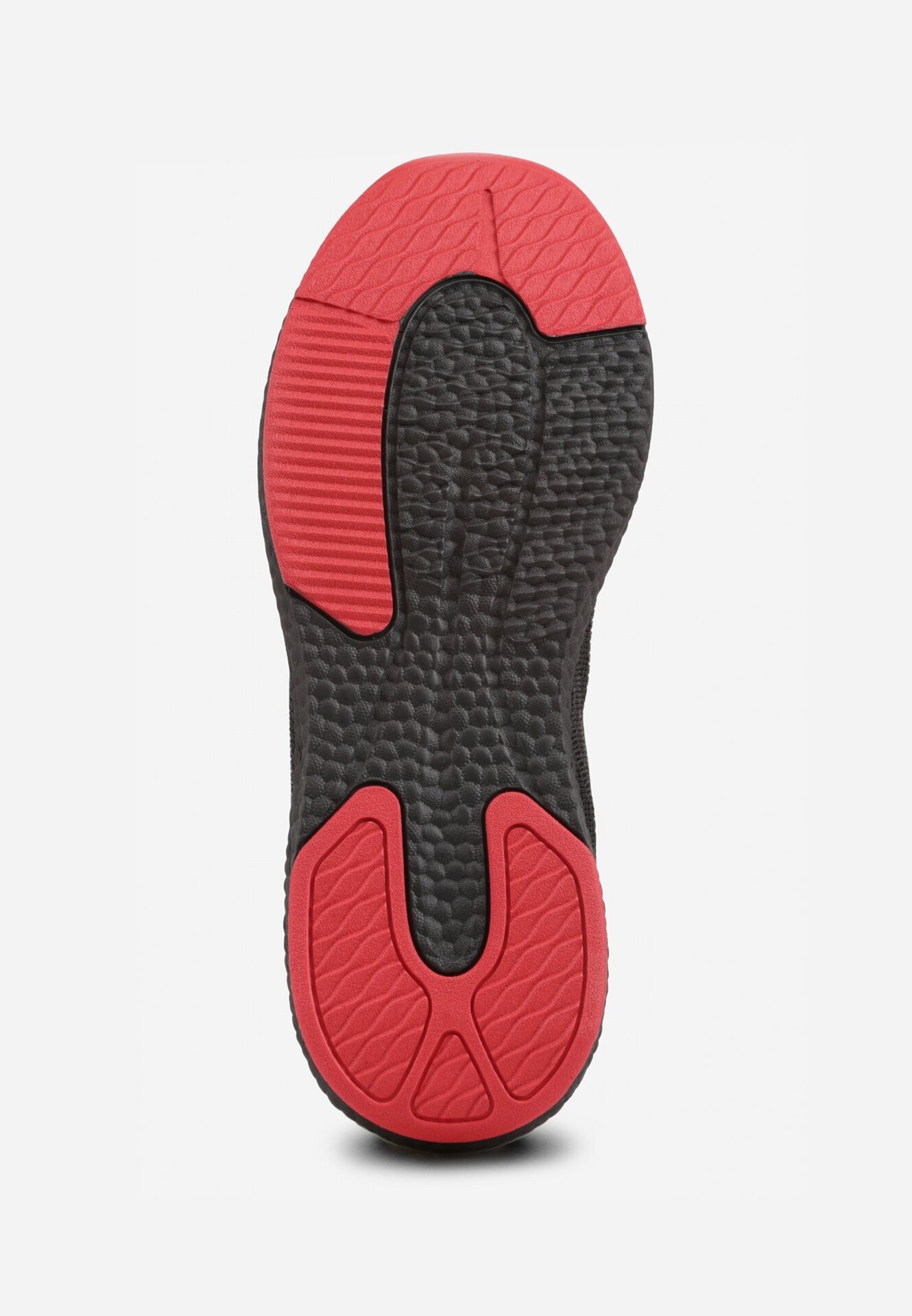 gelteo Pantofi Sport Negru-Roșu Sneakers cu bandă decorativă pe lateral Damamene