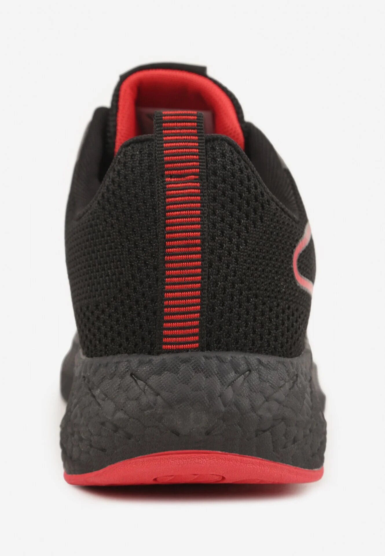 gelteo Pantofi Sport Negru-Roșu Sneakers cu bandă decorativă pe lateral Damamene