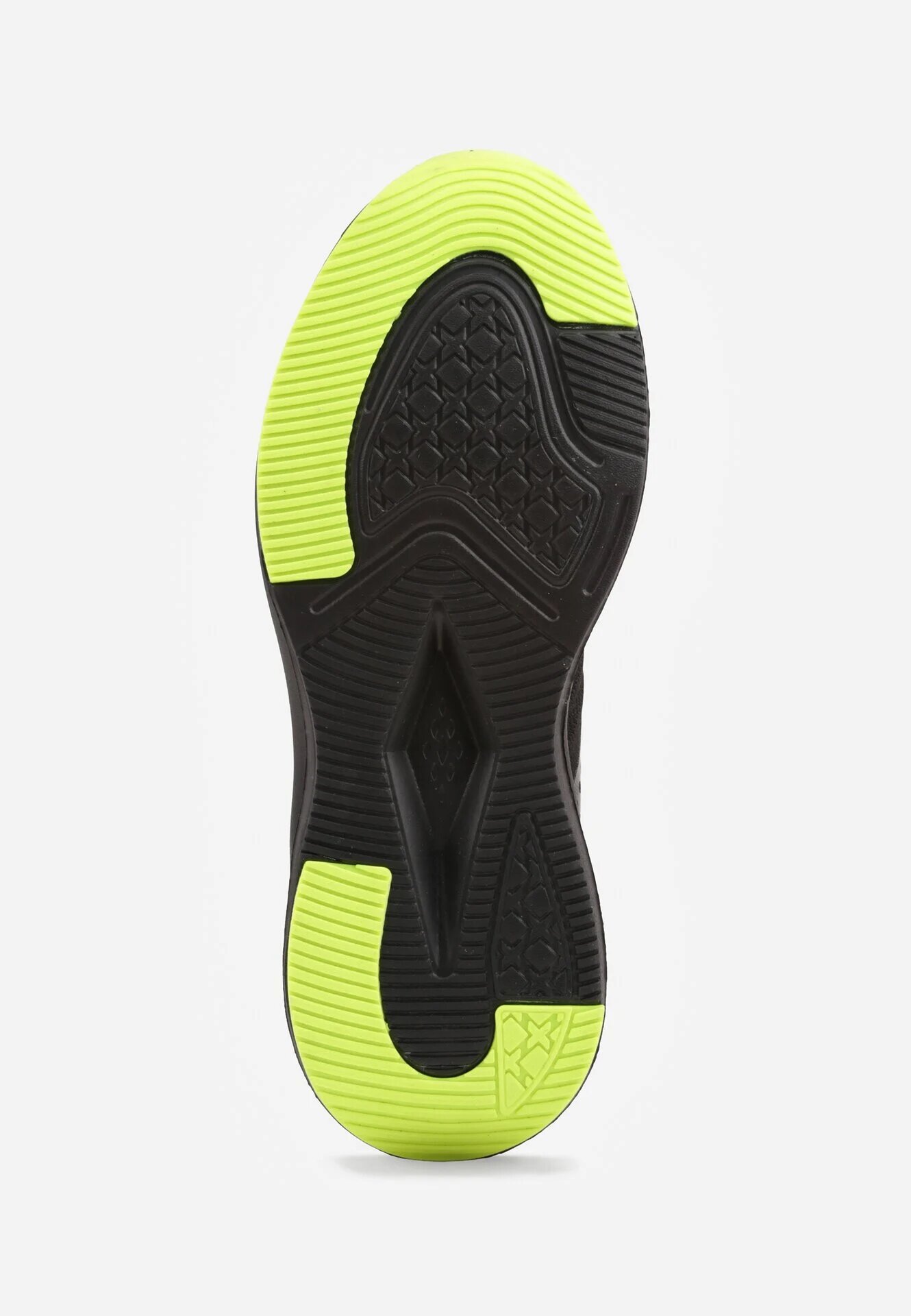 gelteo Pantofi Sport Negru-Verde Sneakers cu model în relief Ashavera