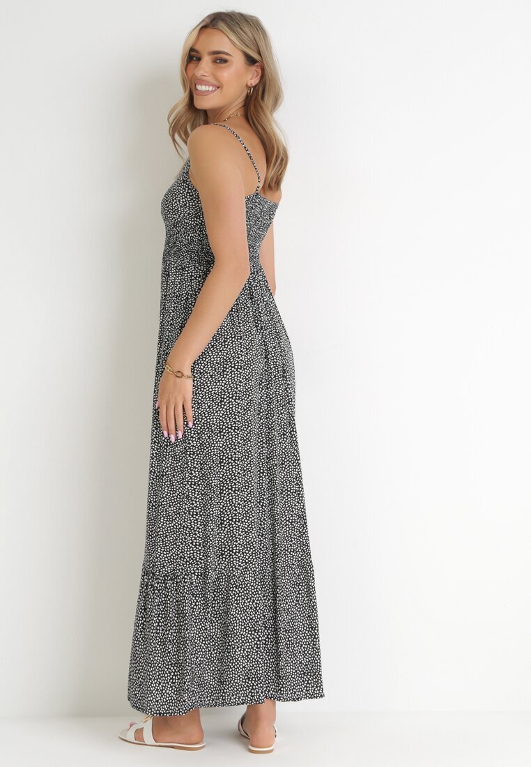 generation Rochie Neagră Cloș din bumbac cu bretele Ruweida