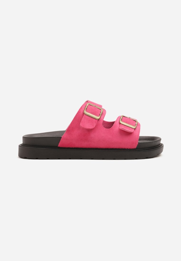 givana Papuci Fucsia Casual cu Barete cu Catarame Winea