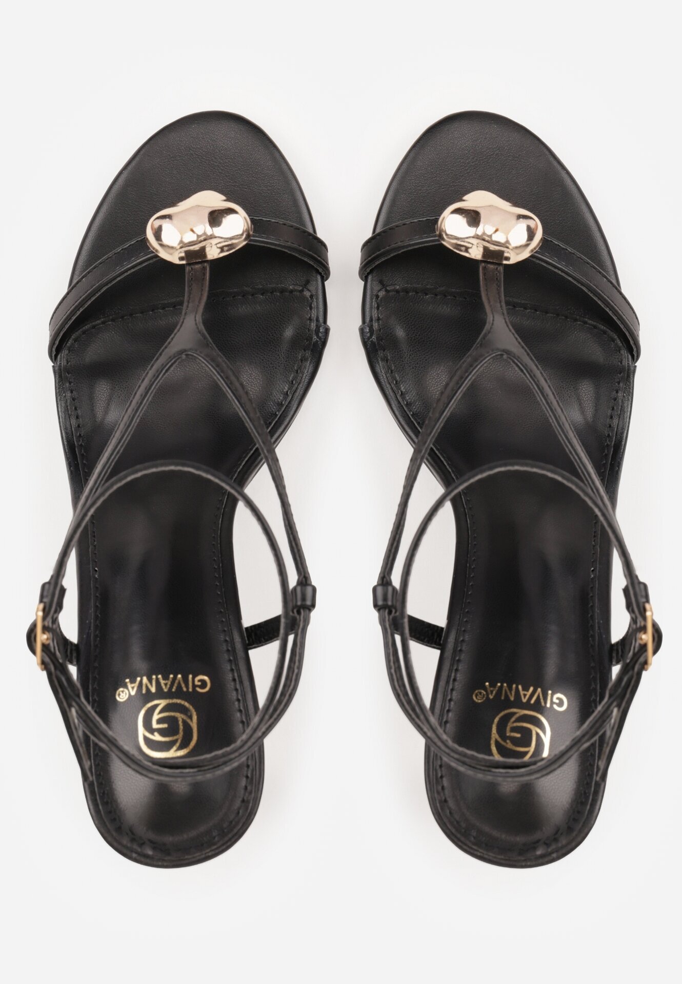 givana Sandale Negre