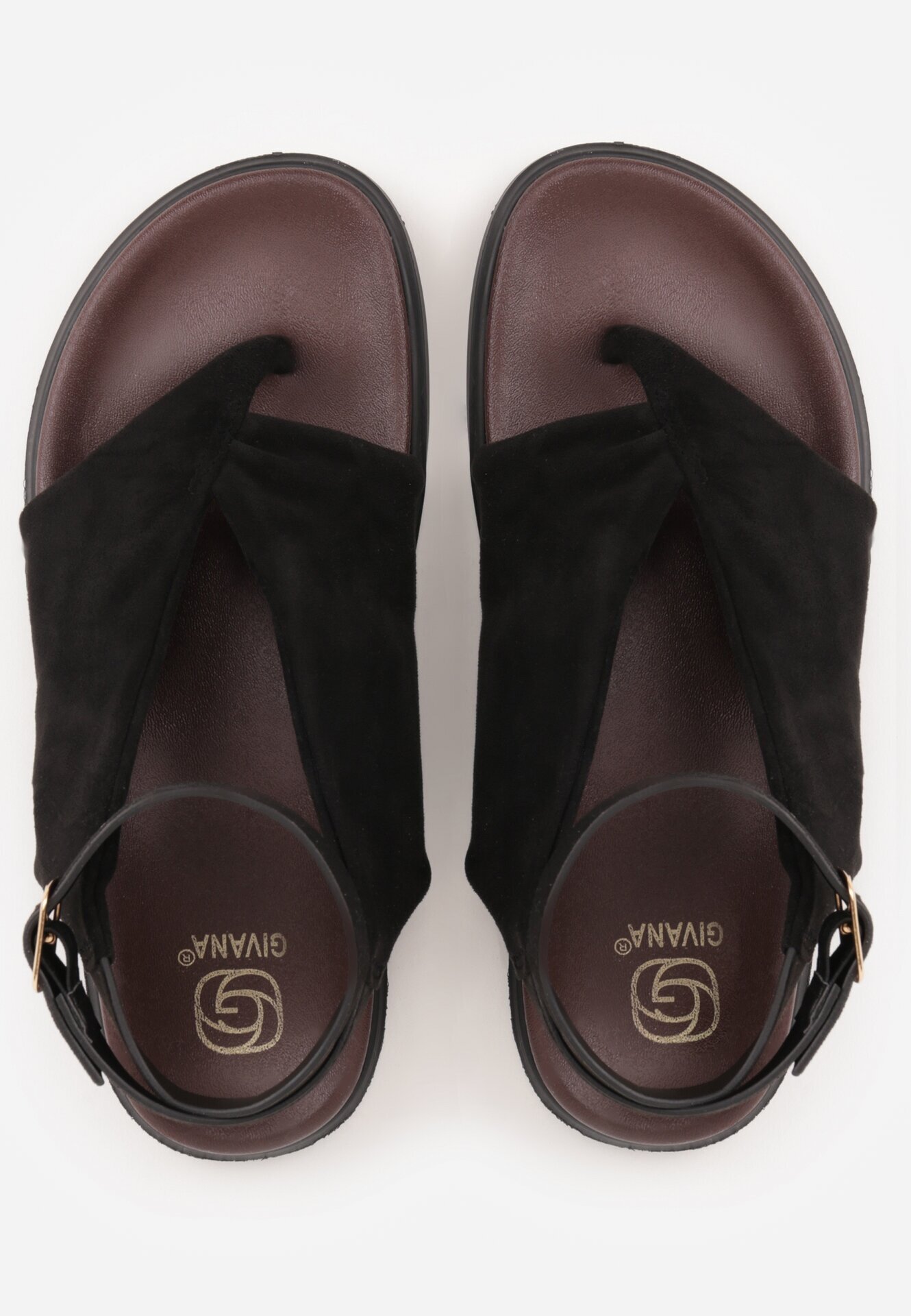 givana Sandale Negre