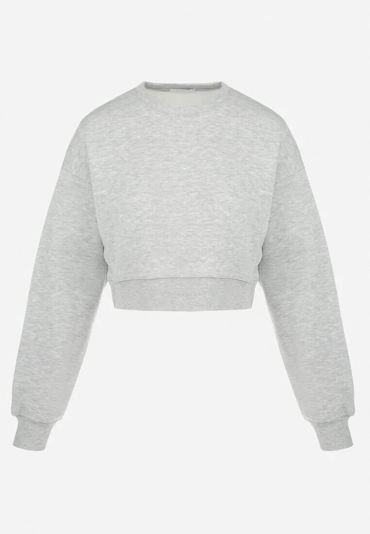 glo-story Bluză Gri Oversize Aza