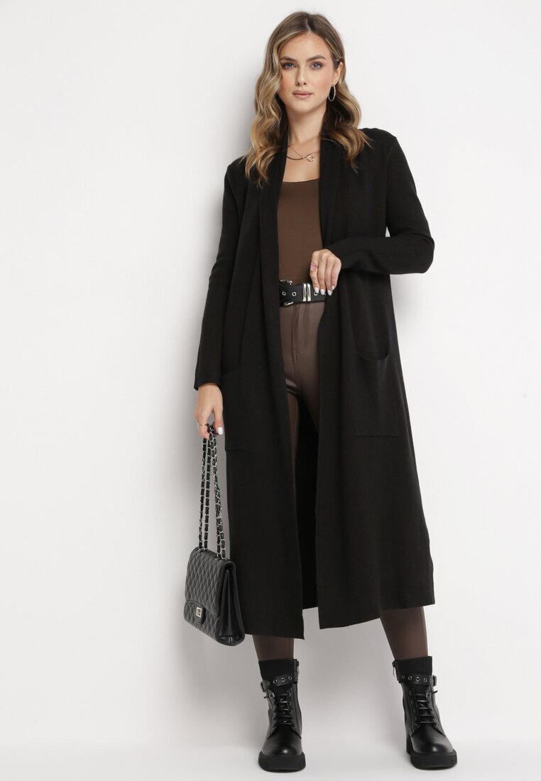 glo-story Cardigan Negru Deschis Maggene