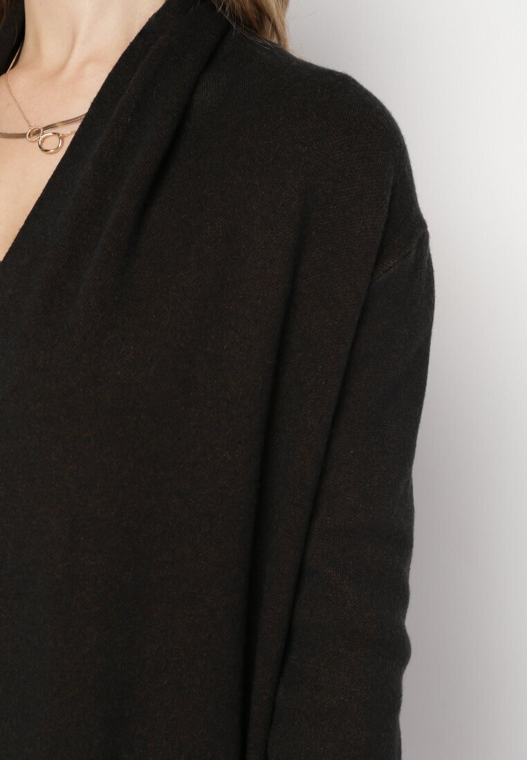 glo-story Cardigan Negru Deschis Maggene