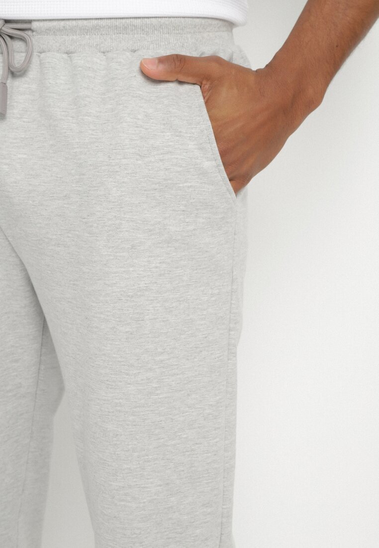 glo-story Pantaloni de trening Gri deschis cu manșete din bumbac Paladira