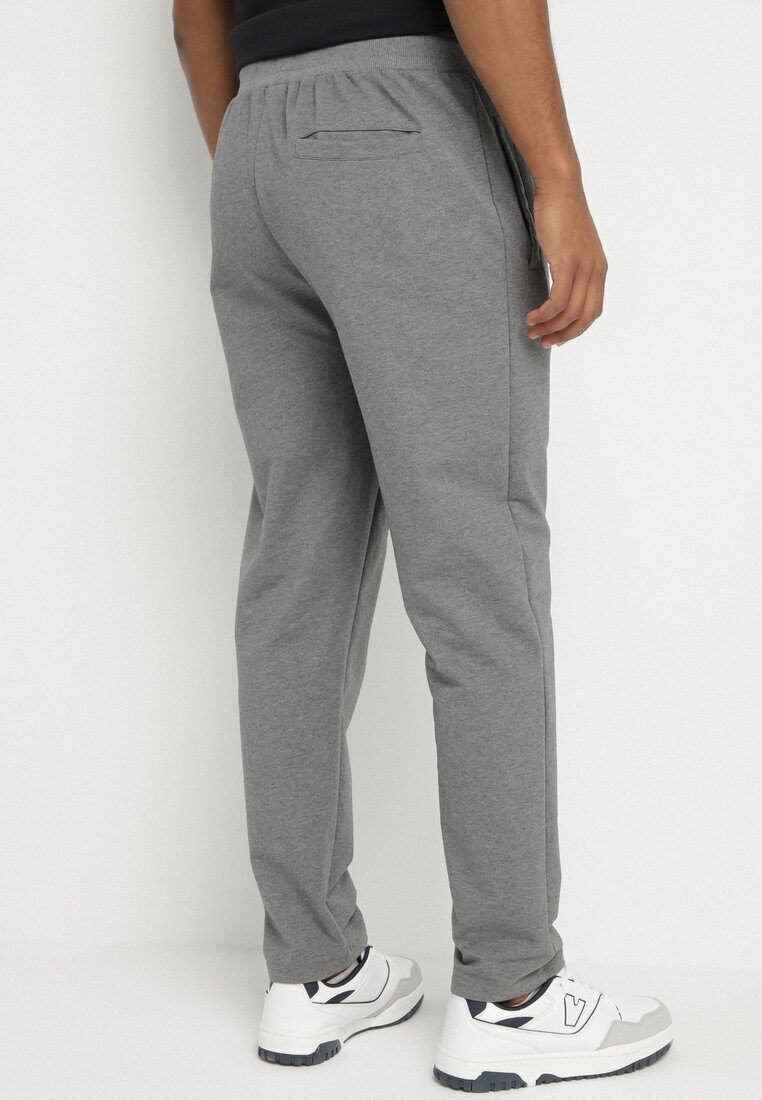 glo-story Pantaloni de trening Gri închis cu elastic și șnur în talie Palaretia