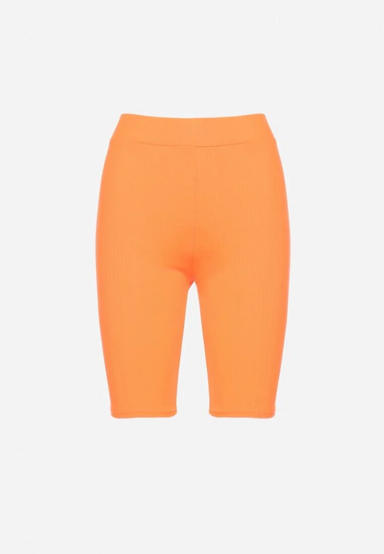 glo-story Pantaloni scurți ciclist portocalii din material reiat Adrase