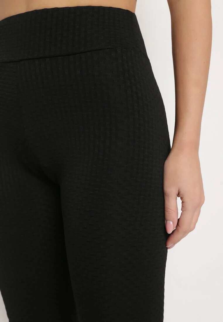 glo-story Pantaloni scurți tip ciclistă Negri cu Efect Push-Up Briala