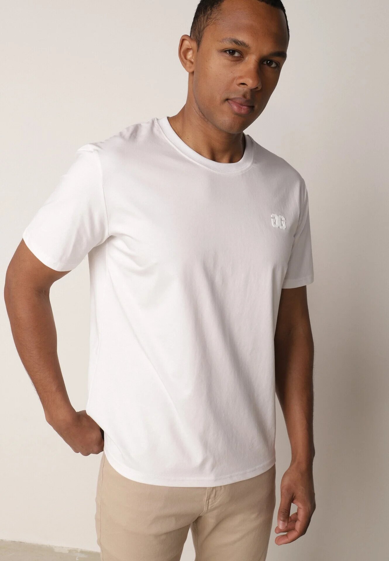 glo-story T-shirt Alb