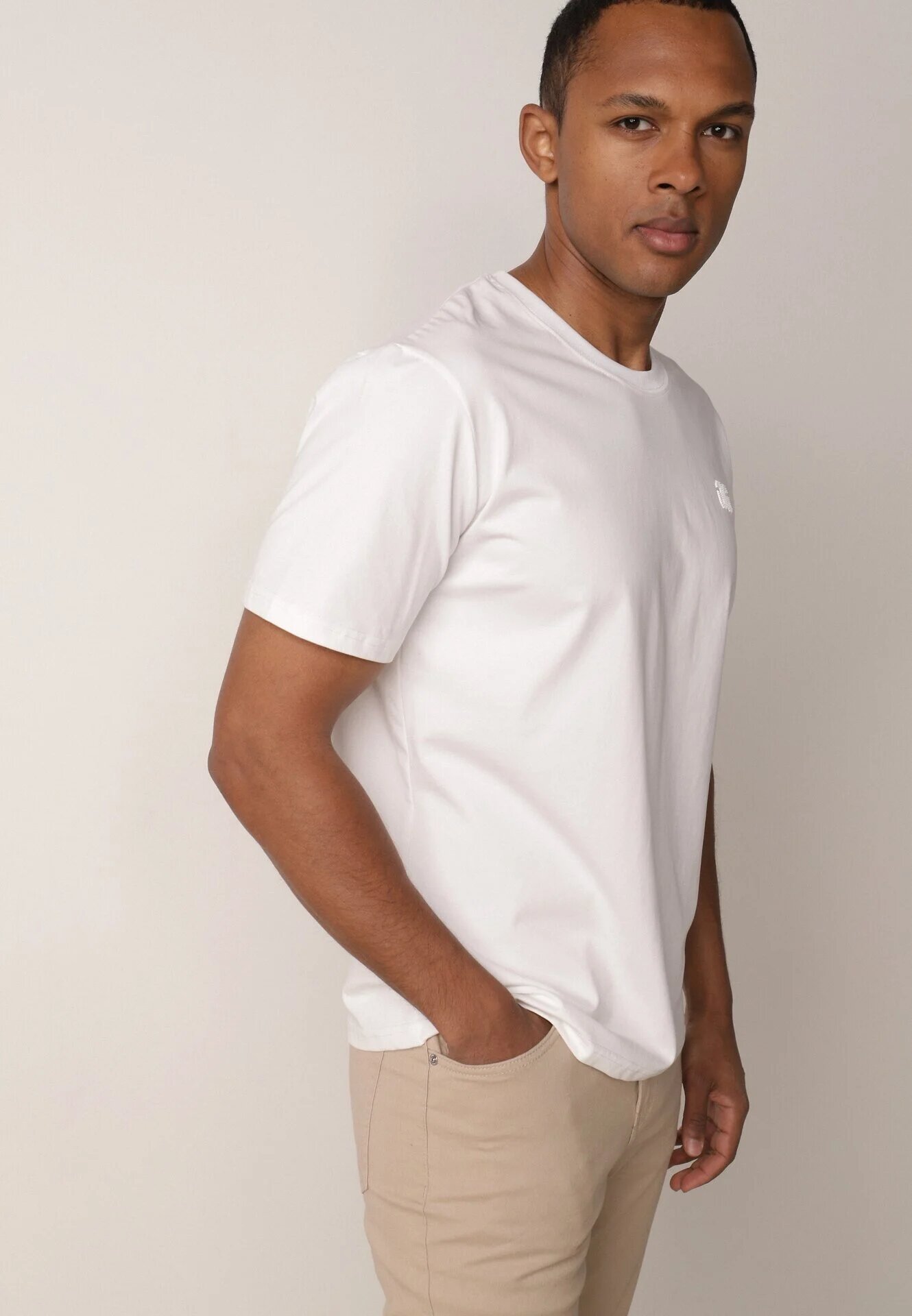 glo-story T-shirt Alb