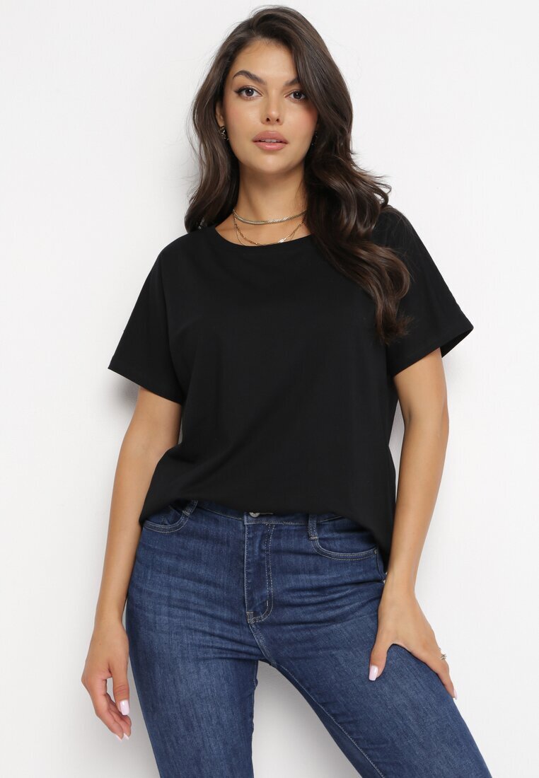 glo-story T-shirt Negru cu Mânecă Scurtă Tehillah