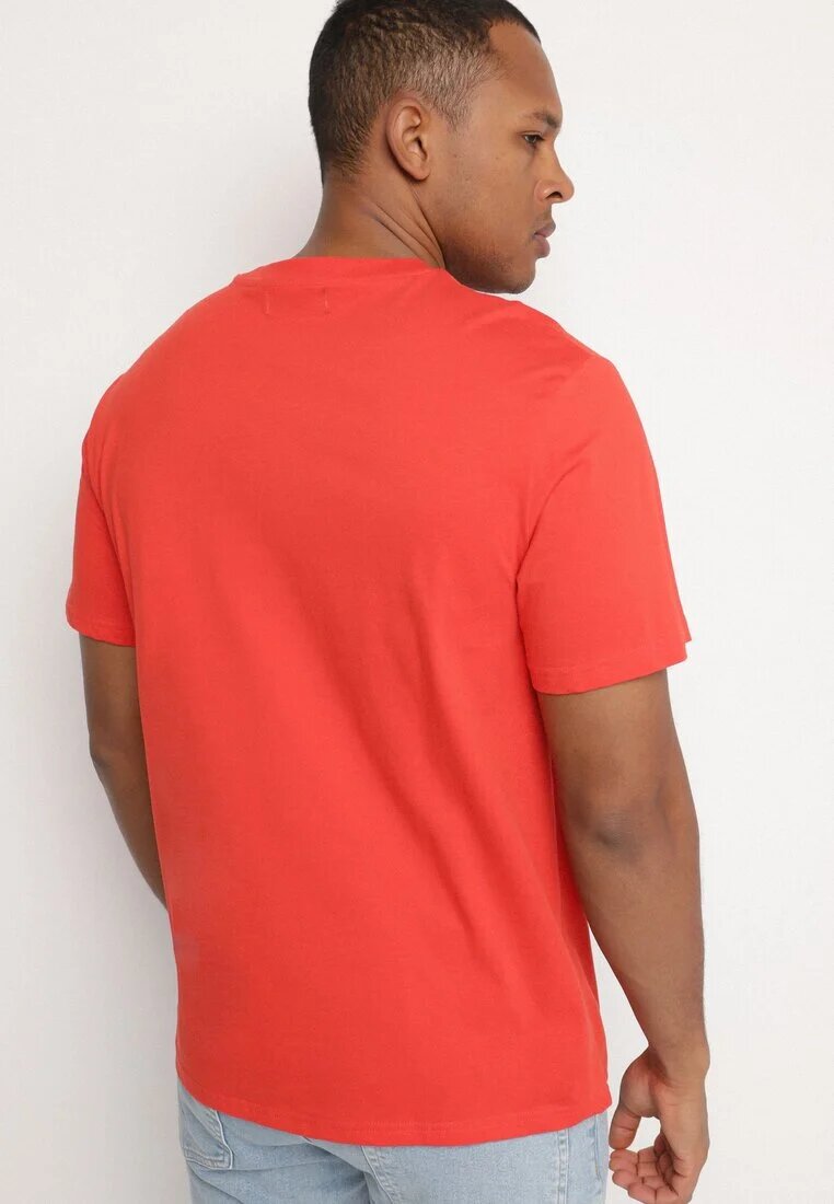 glo-story Tricou portocaliu din bumbac cu inscripție decorativă Sunilane