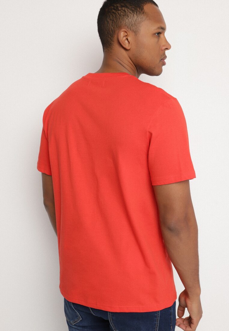 glo-story Tricou Portocaliu din bumbac cu inscripție Sunviera
