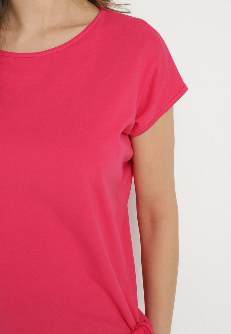glo-story Tricou Roz Din bumbac cu Legătură Falmio