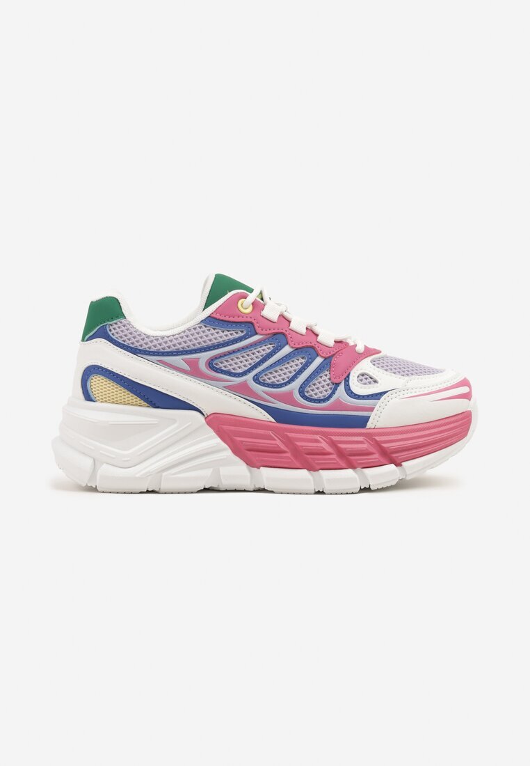 gogo gogo Adidași Fucsia în Stil Streetwear cu Talpă Groasă cu Ștanțări Siltewi