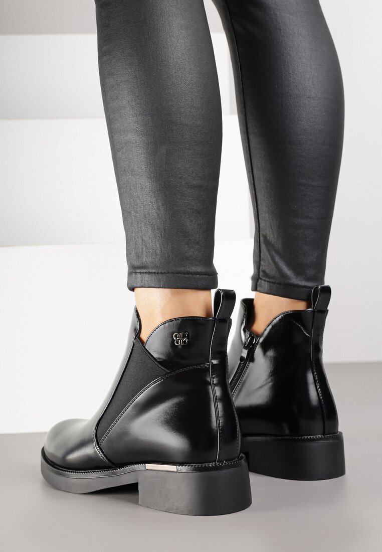 gogo gogo Botine Negre