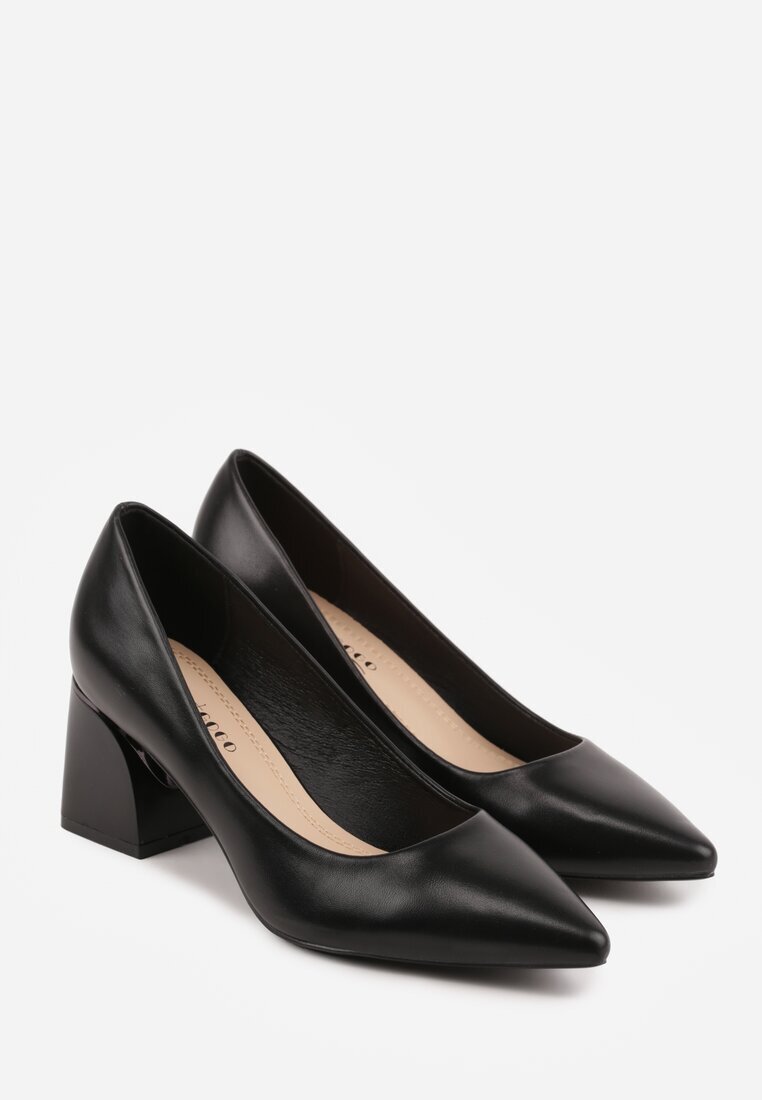 gogo gogo Pantofi stiletto Negri cu toc Geometric Oriphishis