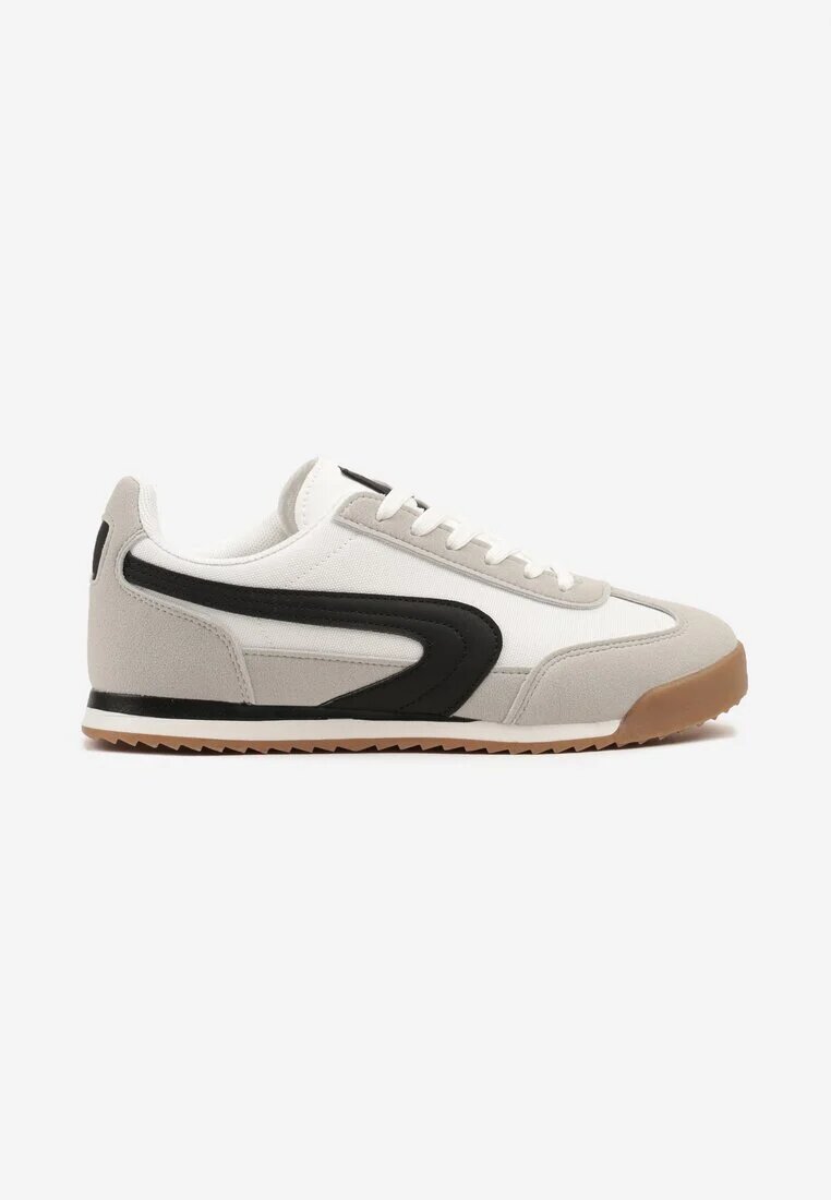 gowin Sneakers Alb-Gri în Stil Clasic Ellirianne