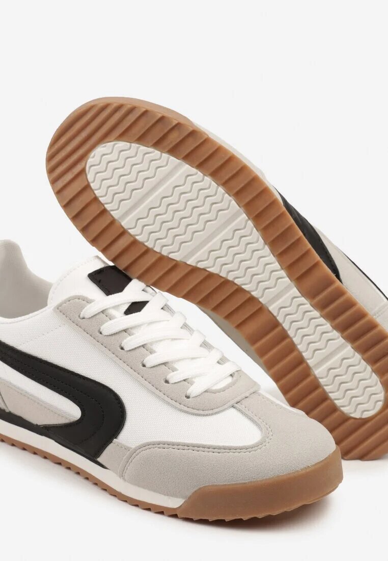 gowin Sneakers Alb-Gri în Stil Clasic Ellirianne