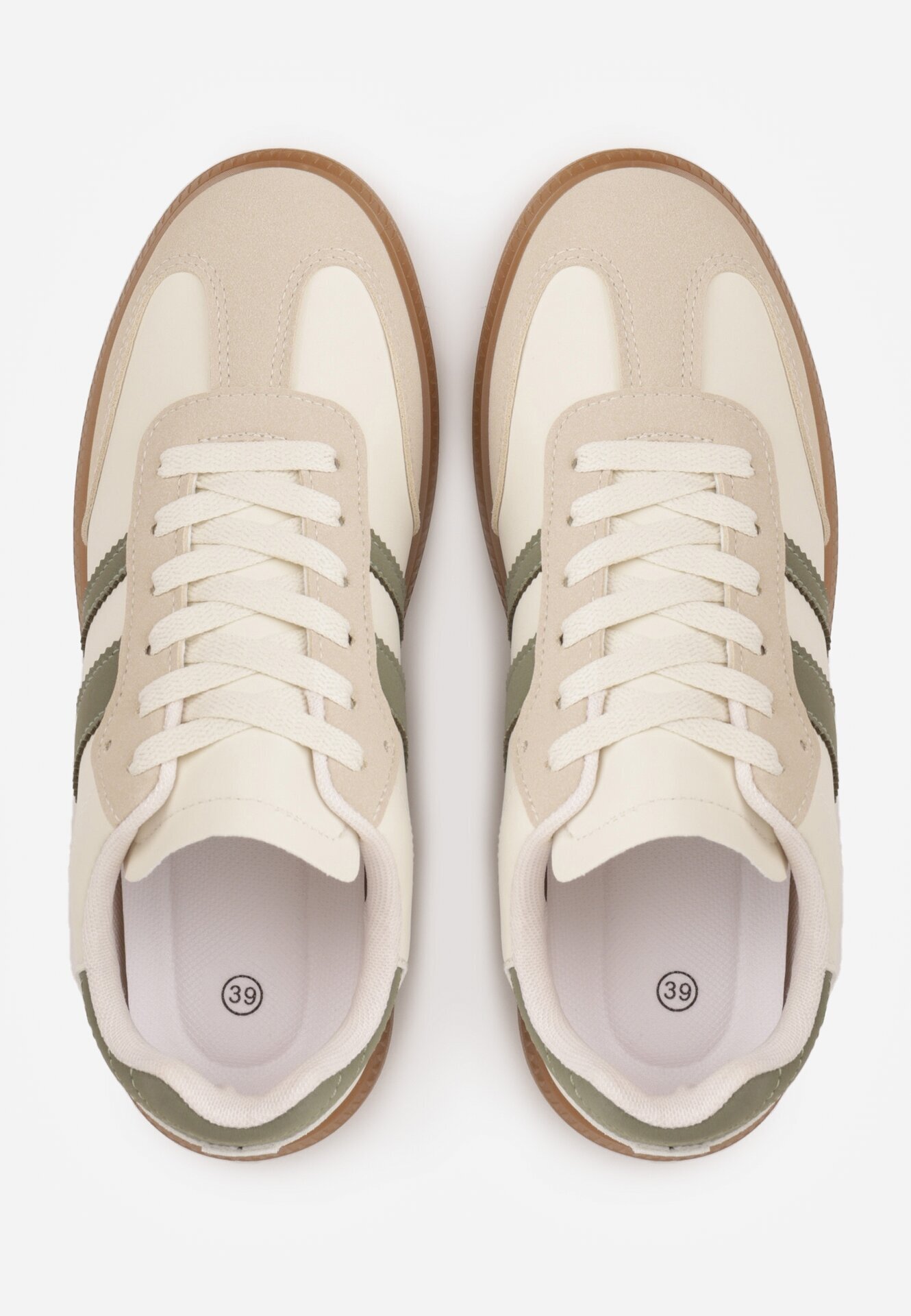 gowin Sneakers Bej cu verde