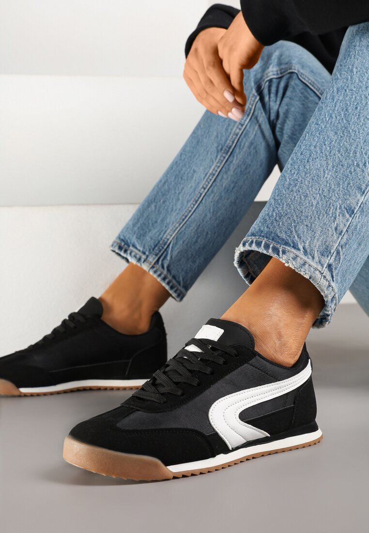 gowin Sneakers Negre în Stil Clasic Ellirianne