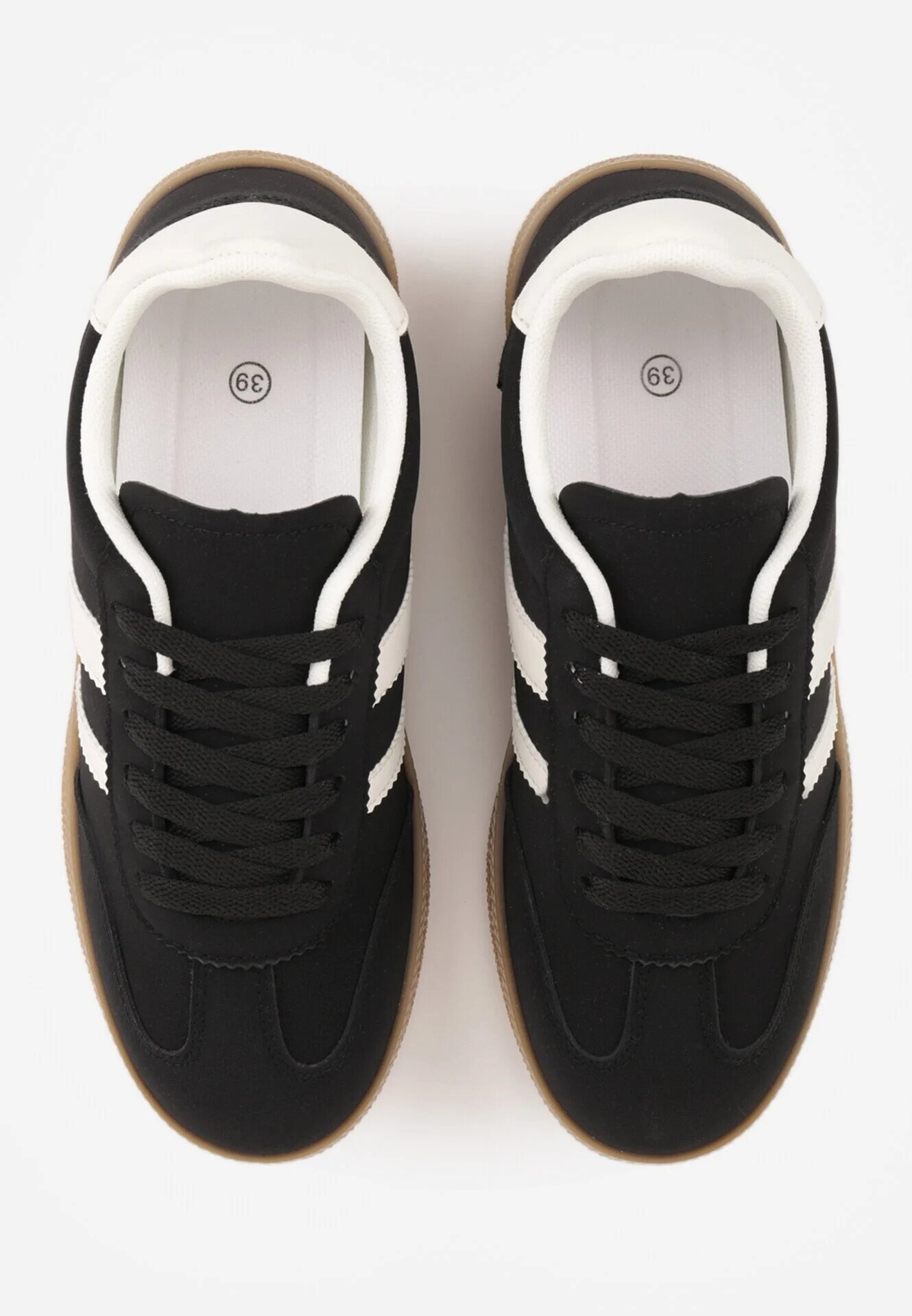 gowin Sneakers Negri cu Talpă de Cauciuc cu Motiv Geometric Vikioria