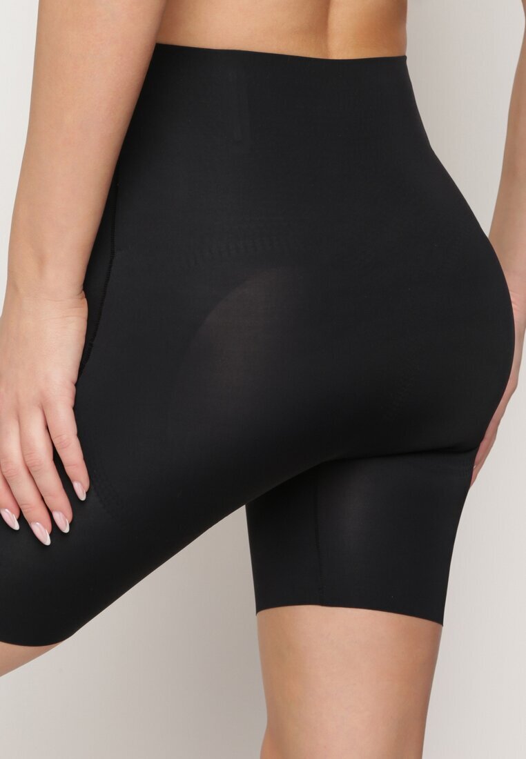 greenice Chiloți Negri Elastici Modelatori Push-Up cu Talie Înaltă Esubia