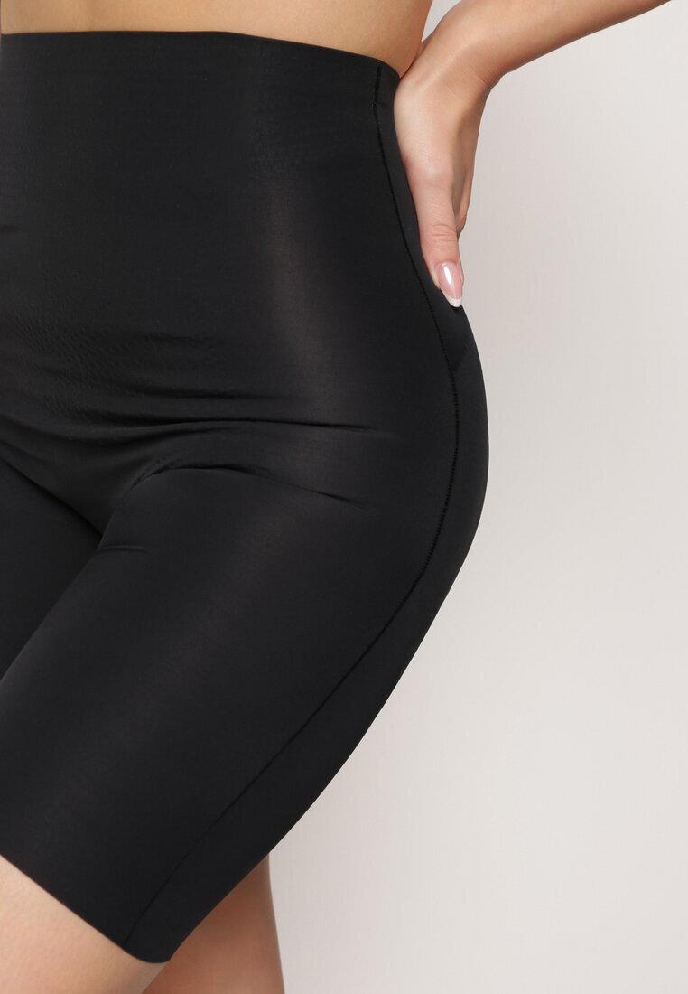 greenice Chiloți Negri Elastici Modelatori Push-Up cu Talie Înaltă Esubia