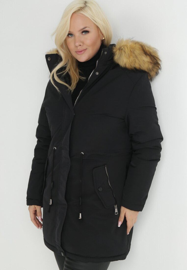 h&s Geacă Parka Neagră Reversibilă Sikave