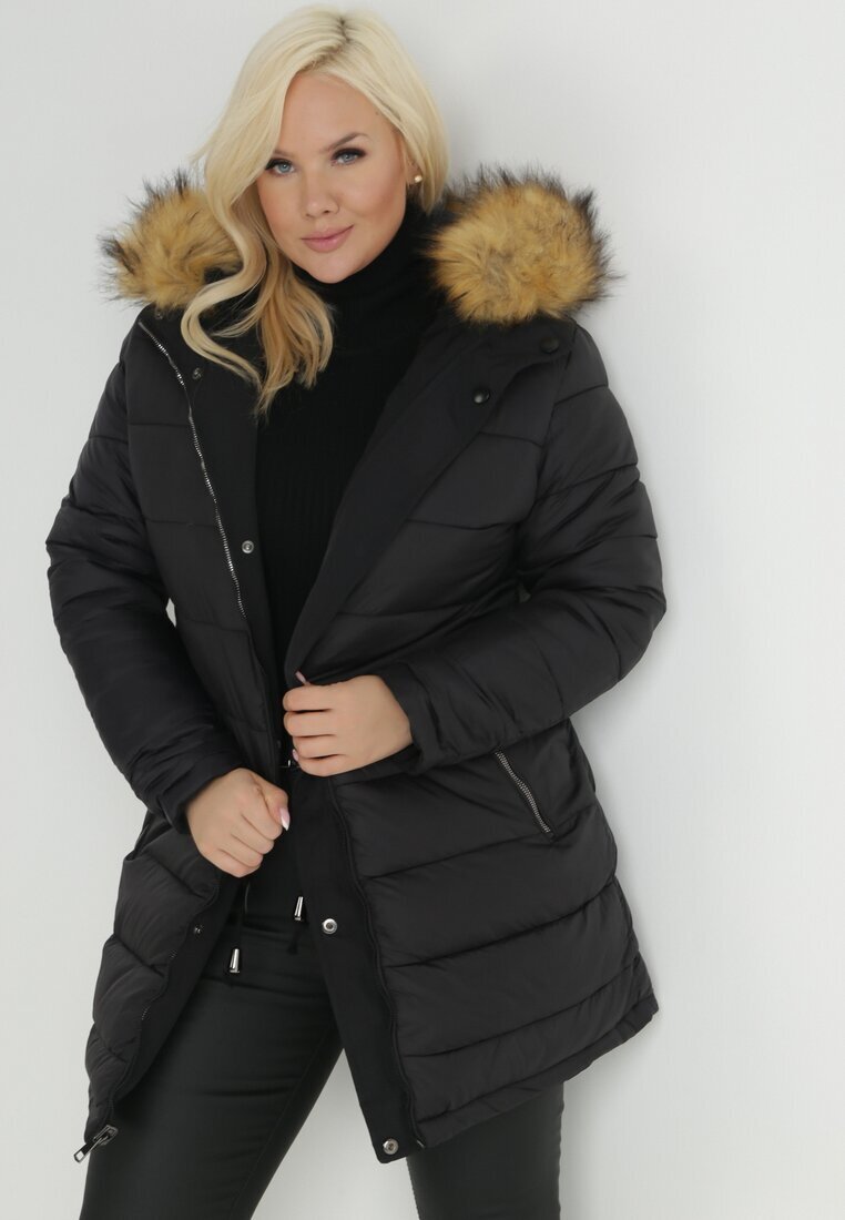 h&s Geacă Parka Neagră Reversibilă Sikave