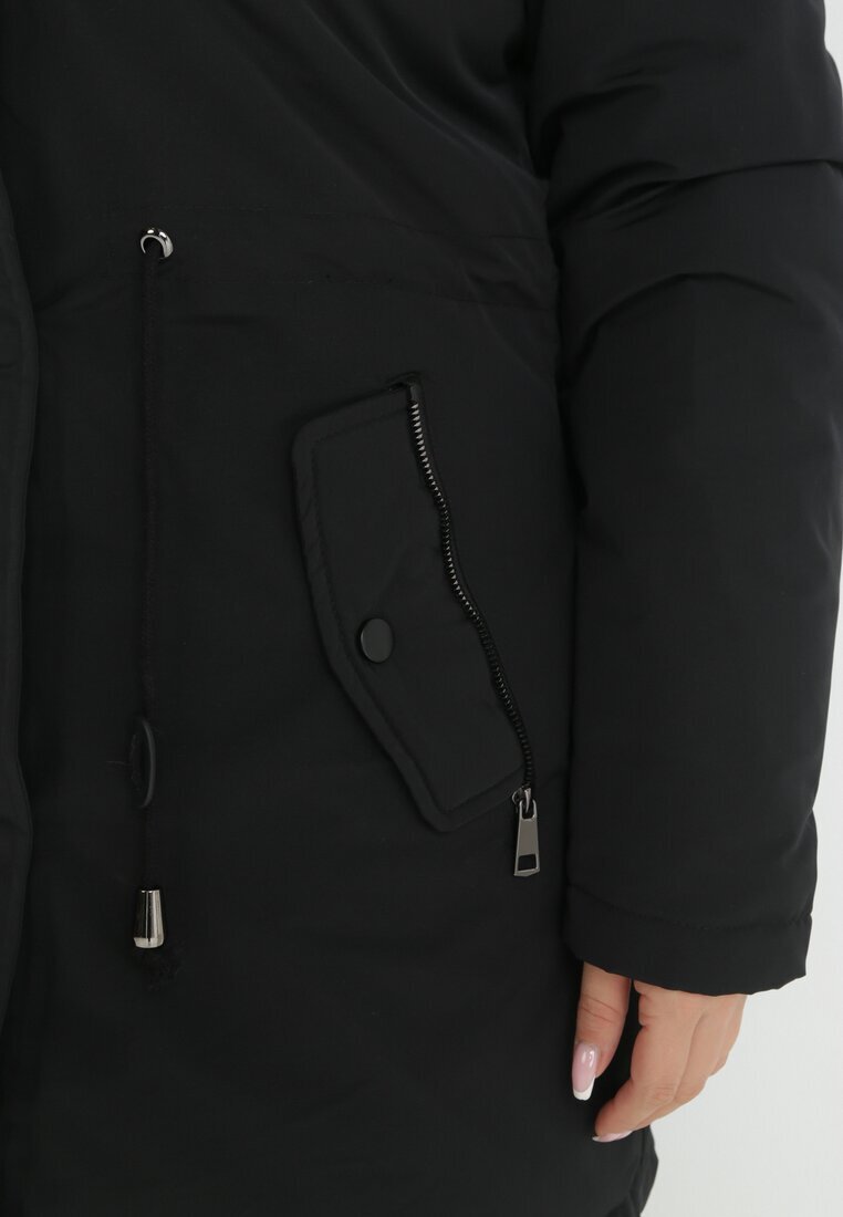 h&s Geacă Parka Neagră Reversibilă Sikave